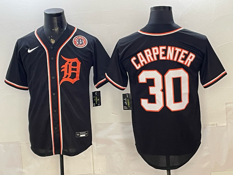 Men Detroit Tigers #30 Carpenter black Nike 2026 MLB Jersey 0523006
